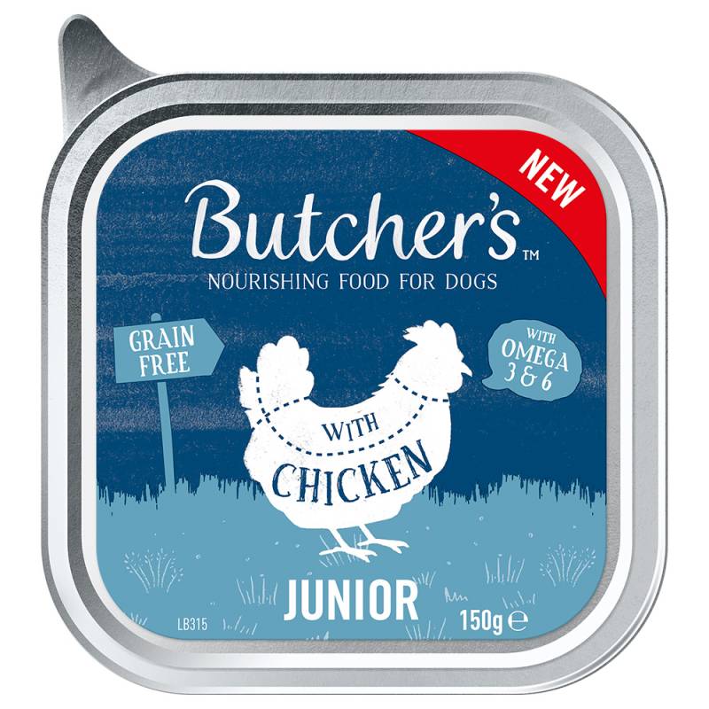 Sparpaket Butcher's Original Junior 24 x 150 g - mit Huhn von Butcher's