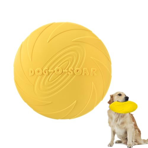 Frisbee Hund, Hundefrisbee, Hunde Frisbee, Dog Disc, Frisbee Scheibe, Bodentarget Hund, Hundespielzeug Frisbee Ring, Target Hundetraining, Dog Spiel Ballwerfer, Hunde Wurfspielzeug, Gelb, 22 cm Frisbee Hund, Hundefrisbee, Hunde Frisbee, Dog Disc, Frisbee Scheibe, Bodentarget Hund, Hundespielzeug Frisbee Ring, Target Hundetraining, Dog Spiel Ballwerfer, Hunde Wurfspielzeug, Gelb, 22 cm von Butyeak
