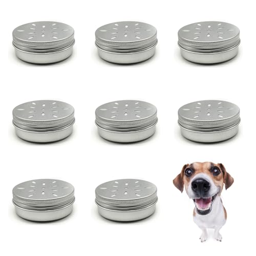 Hundeduft-Trainingsbox, Hundeduftboxen,8 Stück Welpenduft-Trainingsbox,Hundenasen-Arbeitsbehälter, Aluminium-Duftdosen,Scent Training Box,Hundegeruch Schnüffelkasten,Geruchstrainingskoffer der Hun Hundeduft-Trainingsbox, Hundeduftboxen,8 Stück Welpenduft-Trainingsbox,Hundenasen-Arbeitsbehälter, Aluminium-Duftdosen,Scent Training Box,Hundegeruch Schnüffelkasten,Geruchstrainingskoffer der Hun von Butyeak