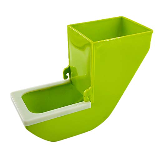 Buwei Bird Feeder Automatischer Papageien-Feeder Käfig Zubehör Taubensamen-Lebensmittelbehälter Buwei Bird Feeder Automatischer Papageien-Feeder Käfig Zubehör Taubensamen-Lebensmittelbehälter von Buwei