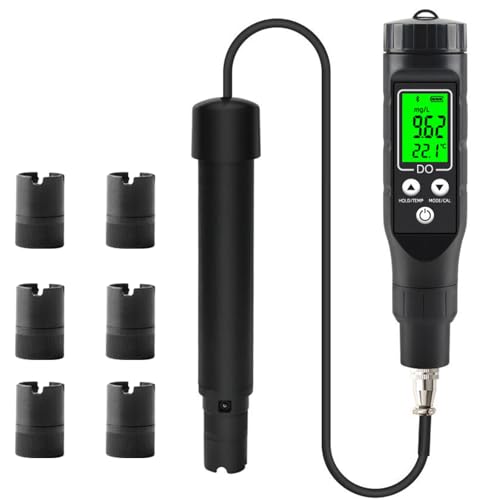 BuyWeek Messgerät für Gelösten Sauerstoff, Smart Bluetooth Analysator für Gelösten Sauerstoff 0,0-30,0 mg/L Detektor für Gelösten Sauerstoff Digitaler DO Messgerät für Aquarium Aquakultur BuyWeek Messgerät für Gelösten Sauerstoff, Smart Bluetooth Analysator für Gelösten Sauerstoff 0,0-30,0 mg/L Detektor für Gelösten Sauerstoff Digitaler DO Messgerät für Aquarium Aquakultur von BuyWeek