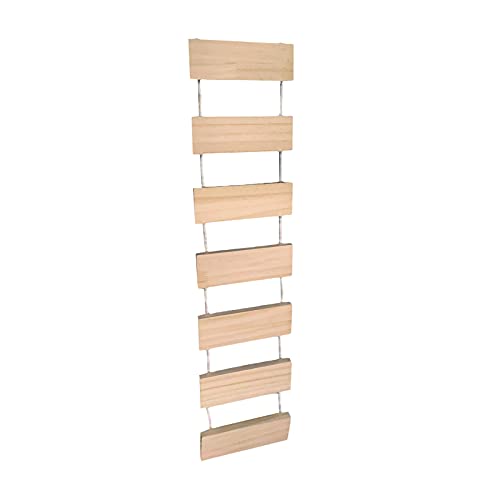 BUYTER Katzenwandbrücke Spielzeug für Indoor-Katzen Holz Hängebrücke Wandmontage Katzenstufen Leiter Katzenwand Klettermöbel von Buyter