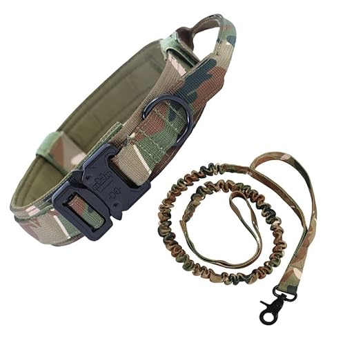 BUYTER Reflektierendes Nylon-Hundehalsband, Militär, verstellbar, langlebig, für große Deutsche Schäferhund, Outdoor-Arbeit, Training, Spazierengehen mit Leine BUYTER Reflektierendes Nylon-Hundehalsband, Militär, verstellbar, langlebig, für große Deutsche Schäferhund, Outdoor-Arbeit, Training, Spazierengehen mit Leine von Buyter