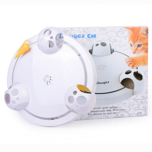 Buyter Interaktiver Drehteller für Katzen, rotierendes Spielzeug, elektrisches Puzzle, Fang-Maus Buyter Interaktiver Drehteller für Katzen, rotierendes Spielzeug, elektrisches Puzzle, Fang-Maus von Buyter