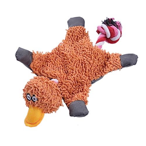 Buyter Quietschendes Hundespielzeug, niedliches Hundespielzeug, keine Füllung, Plüschtiere mit Quietschen, interaktives Kauspielzeug für kleine und mittelgroße Hunde, Welpen, Haustiere, saubere Zähne Buyter Quietschendes Hundespielzeug, niedliches Hundespielzeug, keine Füllung, Plüschtiere mit Quietschen, interaktives Kauspielzeug für kleine und mittelgroße Hunde, Welpen, Haustiere, saubere Zähne von Buyter