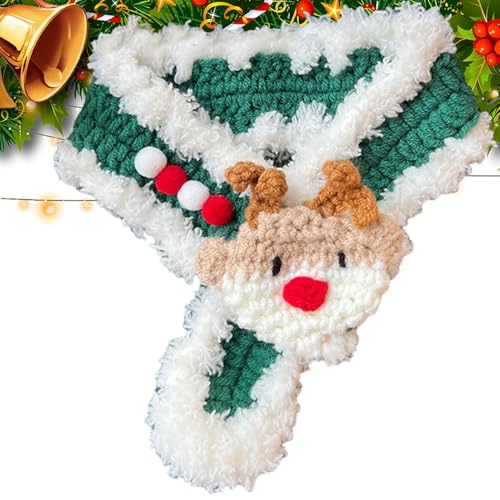 Bvizyelck Haustier-Schal, Weihnachts-Hunde-Bandanas,Weicher süßer Haustier-Strickschal - Feiertags-Hundehalstücher, Weihnachtsfeier-Verkleidung, Hunde-Winter-Halswärmer für Katzen, Hunde, Haustiere Bvizyelck Haustier-Schal, Weihnachts-Hunde-Bandanas,Weicher süßer Haustier-Strickschal - Feiertags-Hundehalstücher, Weihnachtsfeier-Verkleidung, Hunde-Winter-Halswärmer für Katzen, Hunde, Haustiere von Bvizyelck