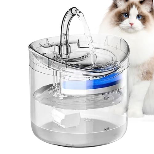 Bvizyelck Katzen Trinkbrunnen - Leiser Wasserspender für Hunde | Automatischer 2 Liter Spender Für Haustiere Zuhause Hydration Bvizyelck Katzen Trinkbrunnen - Leiser Wasserspender für Hunde | Automatischer 2 Liter Spender Für Haustiere Zuhause Hydration von Bvizyelck