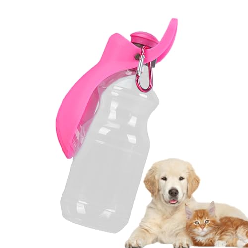Bvizyelck Tragbare Hunde-Wasserflasche, tragbare Hunde-Wasserflasche zum Spazierengehen, 450 ml, praktischer Wasserspender für Hunde, auslaufsicher, mit faltbarem Trinkbecher Bvizyelck Tragbare Hunde-Wasserflasche, tragbare Hunde-Wasserflasche zum Spazierengehen, 450 ml, praktischer Wasserspender für Hunde, auslaufsicher, mit faltbarem Trinkbecher von Bvizyelck