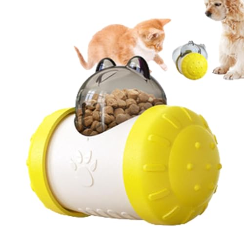Leckerli-Spender-Spielzeug für Hunde, Tumbler-Haustierspielzeug - Futterspender-Ball für Haustiere, Katzenspielzeug | Hundefutter-Puzzleball, Leckfutterspielzeug, verbessert das IQ-Training für kleine von Bvizyelck