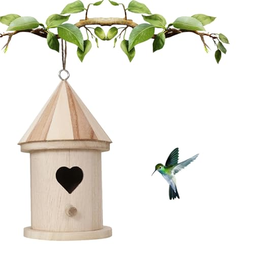 Vogelhaus Aus Holz Zum Aufhängen Wetterfest Vogelhaus Für Draußen Nistkästen Für Vögel Nistkasten Für Wildvögel Zum Aufhängen Rustikal Natürlich Vogel Brutkasten Für Meisen, Spatzen Vogelhaus Aus Holz Zum Aufhängen Wetterfest Vogelhaus Für Draußen Nistkästen Für Vögel Nistkasten Für Wildvögel Zum Aufhängen Rustikal Natürlich Vogel Brutkasten Für Meisen, Spatzen von Bvizyelck