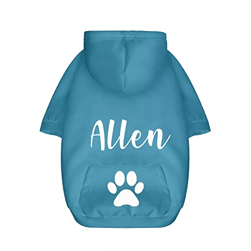 Personalisiertes Haustier-Kleidung-HundeHoodie Welpen-Pullover-Shirt mit Haustier-Namen-kaltes Wetter-Kleidung-Hundekatze von Bvsbpk