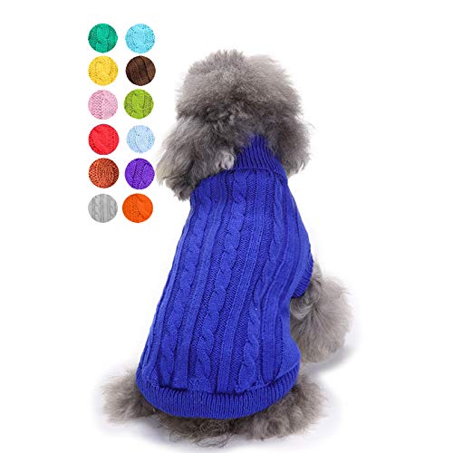 Kleiner Hundepullover, Warmer Haustierpullover, Katzenpullover Hund Sweatshirt Kleidung Mantel Bekleidung für kleine Hunde & Kätzchen Kleiner Hundepullover, Warmer Haustierpullover, Katzenpullover Hund Sweatshirt Kleidung Mantel Bekleidung für kleine Hunde & Kätzchen von Bwealthest