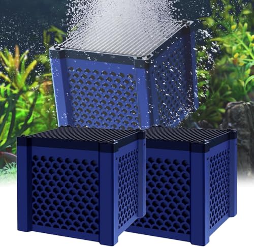 Aktivkohle Aquarium | Clever Cube Aktivkohle Pferde | Aktivkohlefilter Pferdetränke | Eco Aquarium Wasserreiniger Würfel | Eco-Aquarium Wassertrog Purifier Cube | Für Teiche, Aquarium (2Pcs) von Bxjinkele
