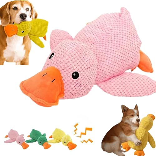 Bxjinkele 45cm Hundespielzeug Ente, Anti Stress Ente Hund, Anti Stress Ente Für Hunde, Süße Spielzeugente Für Hunde, Ente Hundespielzeug, Beruhigende Ente Für Hunde, Antistressente Für Hunde (Rosa) Bxjinkele 45cm Hundespielzeug Ente, Anti Stress Ente Hund, Anti Stress Ente Für Hunde, Süße Spielzeugente Für Hunde, Ente Hundespielzeug, Beruhigende Ente Für Hunde, Antistressente Für Hunde (Rosa) von Bxjinkele
