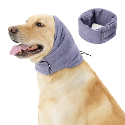 Gehörschutz Hund, Hunde Ohrenschutz Gehörschutz, Ohrenschützer Für Hunde, Verstellbare Ohrenschützer, Kopfhörer Mit Geräuschunterdrückung Für Hunde, Haustier Snood Ohrenschutz Für Hund (Lila, L) Gehörschutz Hund, Hunde Ohrenschutz Gehörschutz, Ohrenschützer Für Hunde, Verstellbare Ohrenschützer, Kopfhörer Mit Geräuschunterdrückung Für Hunde, Haustier Snood Ohrenschutz Für Hund (Lila, L) von Bxjinkele
