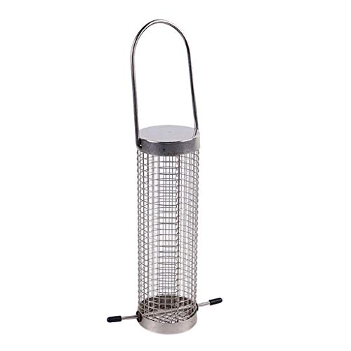 Pet Bird Seed Dispenser Papagei Waterer Feeder Container Metal Made Small Birds Cage Accessories von Bydezcon