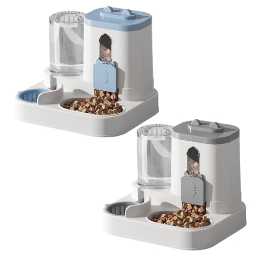 Automatische PET-Feeder Und Waterer, Automatische Katzenfuttermittel, Self-Feeding Mit Großer Kapazität, 27x23x27cm, Verschüttet-resistenter Wasserfluss, Kompakte Slip-Basis Für Haustiere, Für Haustie Automatische PET-Feeder Und Waterer, Automatische Katzenfuttermittel, Self-Feeding Mit Großer Kapazität, 27x23x27cm, Verschüttet-resistenter Wasserfluss, Kompakte Slip-Basis Für Haustiere, Für Haustie von Byeaon
