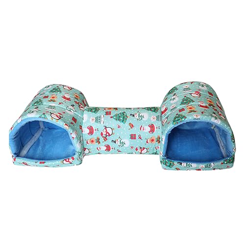 Haustierbett, weiches und warmes Design, 51x17x15 cm, Meerschweinchen -Tunnel und Röhrchen, bequemes Meerschweinchen -Versteck, thermisches Gleichgewicht, für kleine Tiere von Byeaon