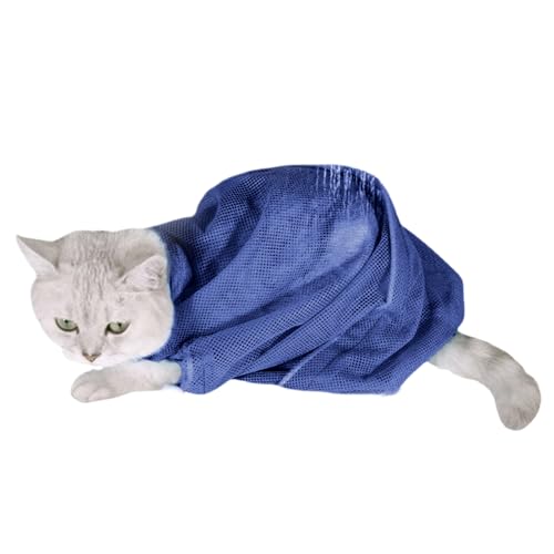 Katzenpflege -Beutel, sichere Badelösung, 19,63 Zoll, atmungsaktives Katzensack, Maschenpflege -Beutel, robust und leicht sauber, für Pflege und Clipping Katzenpflege -Beutel, sichere Badelösung, 19,63 Zoll, atmungsaktives Katzensack, Maschenpflege -Beutel, robust und leicht sauber, für Pflege und Clipping von Byeaon