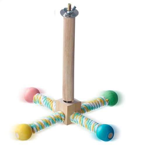 Vogelspielzweig, Kletterzweig, Stab, verstellen, perfektes Käfigzubehör, 18 x 18 x 15 cm, für und Wellensittiche Vogelspielzweig, Kletterzweig, Stab, verstellen, perfektes Käfigzubehör, 18 x 18 x 15 cm, für und Wellensittiche von Byeaon