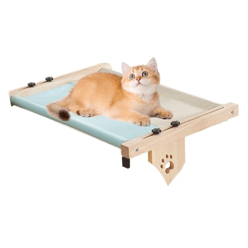 Wooden Cat Hammock | Adjustable Cat Nest | Windowsill Pets Seat | Wooden Cats Bed | Cushioned Pets Perch | Cat Climbing Hammock | Nesting Hammock for Sleeping, Playing, Climbing Wooden Cat Hammock | Adjustable Cat Nest | Windowsill Pets Seat | Wooden Cats Bed | Cushioned Pets Perch | Cat Climbing Hammock | Nesting Hammock for Sleeping, Playing, Climbing von Byeaon