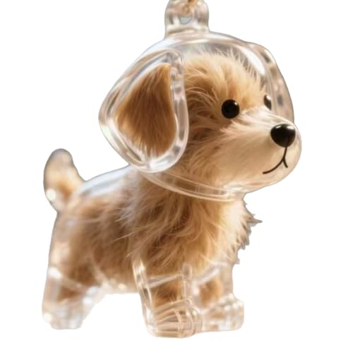 Byffoer 5Pcs Hundehaar-Sammler-Schlüsselanhänger,Schlüsselanhänger für Hundehaarsammle Hundehaar-Anhänger,DIY Hundehaar-Anhänger Flasche Kreatives Gedenkgeschenk für Tierliebhaber von Byffoer