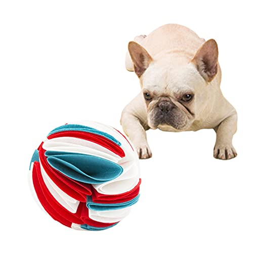 C/Y Pet Schnüffelball - Schnüffelmatte Schnüffelball für das Hundetraining - Hundepuzzlespielzeug Interaktives Hundespielzeug Ball mit langsamer Fütterung zum Stressabbau von C/Y