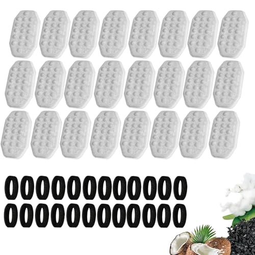 C-U 24er-Pack Filter-Ersatz- und Vorfilterschwämme, kompatibel mit für Rellaty und für Neareal 3,2 l Pet Cat Wasserbrunnen,automatischer Haustierbrunnen für Hunde C-U 24er-Pack Filter-Ersatz- und Vorfilterschwämme, kompatibel mit für Rellaty und für Neareal 3,2 l Pet Cat Wasserbrunnen,automatischer Haustierbrunnen für Hunde von C-U