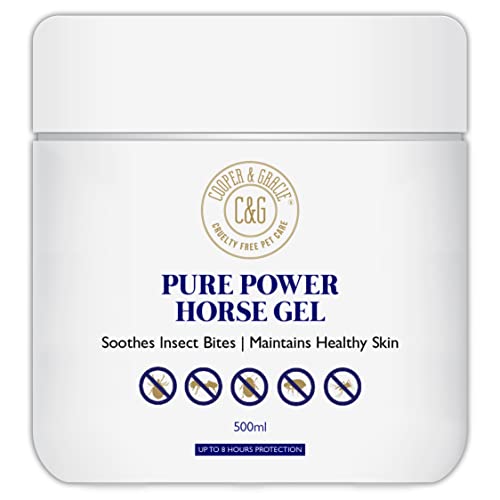 C&G Pets | Pure Power Bremsengel | Stößt beißende Insekten ab | Beruhigt und spendet Feuchtigkeit 8 Stunden schweißresistente Citronella-Formel | 100% Bio Natural 500ml C&G Pets | Pure Power Bremsengel | Stößt beißende Insekten ab | Beruhigt und spendet Feuchtigkeit 8 Stunden schweißresistente Citronella-Formel | 100% Bio Natural 500ml von C&G Pets