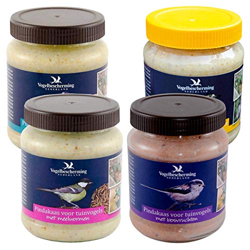 C.J Wildlife Erdnussbutter für Gartenvögel - Set (4 x 330g) von C.J Wildlife
