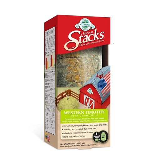 Heu, Harvest Stacks Plus, Timothy mit Kamille für Nagetiere, Oxbow, 992 g, CPA Heu, Harvest Stacks Plus, Timothy mit Kamille für Nagetiere, Oxbow, 992 g, CPA von C.P.A COMPLEMENTOS PARA AVES