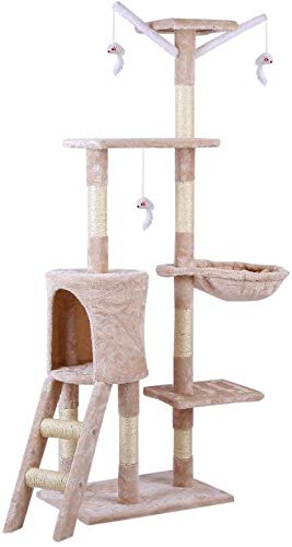 CA&T P.J Pet Products Ultimate Katzenspielturm und Kratzbaum, Einheitsgröße (Easy Climber) von CA&T