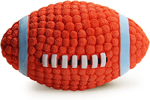 CABLEPELADO Rugbyball für Hunde, Hundespielzeug mit Sound, Hundeball mit Sound, Squeak, Hundespielzeug, 9 cm CABLEPELADO Rugbyball für Hunde, Hundespielzeug mit Sound, Hundeball mit Sound, Squeak, Hundespielzeug, 9 cm von CABLEPELADO