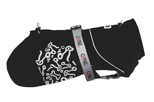 Hundejacke Winter, 10.000mm wasserdicht & atmungsaktiv | Thermo Hundemantel für Extreme Kälte (-20°C) | Stark reflektierend & voll verstellbar für Komfort & Sicherheit (35cm / 14 inch) von CABZ