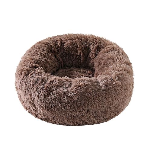 CAIYZH Katzenschlafsack Waschbarer, Selbstwärmender Kuschelsack Kleine Hunde, Gemütliche Katzenbetthöhle for Den Winter, for Drinnen Und Draußen(Brown,50CM) von CAIYZH