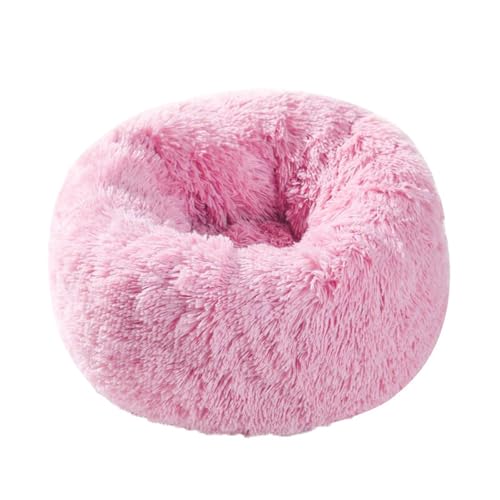 CAIYZH Katzenschlafsack Waschbarer, Selbstwärmender Kuschelsack Kleine Hunde, Gemütliche Katzenbetthöhle for Den Winter, for Drinnen Und Draußen(Pink1,60CM) von CAIYZH
