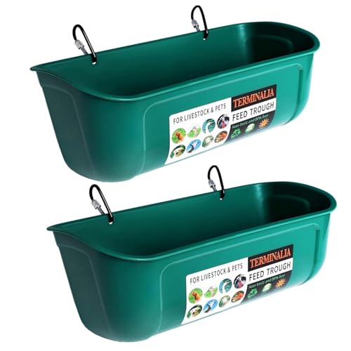 2 PCs Hanging Chicken Feeder Chicken Feeder mit Clips Entenfutterlösche große Kapazität Hühnerfuttermittel Mehrzweckwassertrog für Wachtelente Truthahnschäferen -Ferkelgrün 2 PCs Hanging Chicken Feeder Chicken Feeder mit Clips Entenfutterlösche große Kapazität Hühnerfuttermittel Mehrzweckwassertrog für Wachtelente Truthahnschäferen -Ferkelgrün von CAKEEYUM