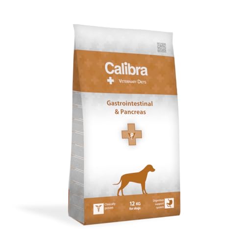 CALIBRA 107761 Vet Diet Dog GASTROINTESTINAL Pancreas 2KG, Kunststoff, Black von CALIBRA