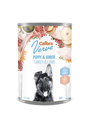 CALIBRA Dog GF Verve Junior Türkei und Lamm, Box 6 x 400 g von CALIBRA