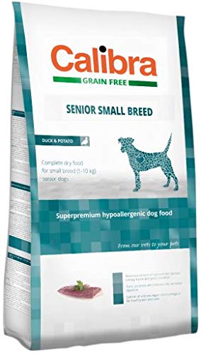 CALIBRA Dog Grain Free Senior SMALL Ente 2 kg von CALIBRA