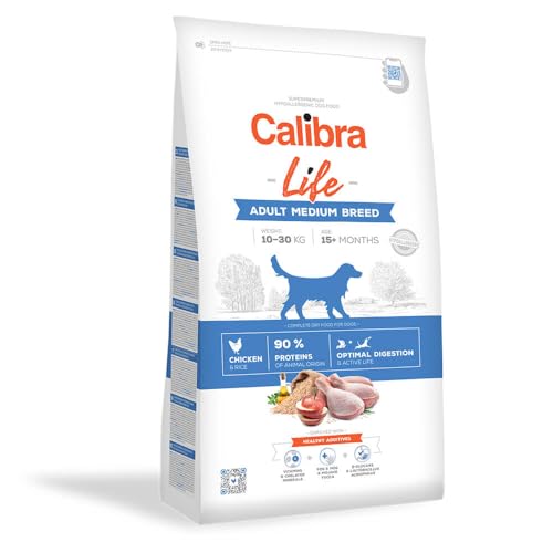 CALIBRA Dog Life Adult Medium Breed Huhn 12 kg von CALIBRA