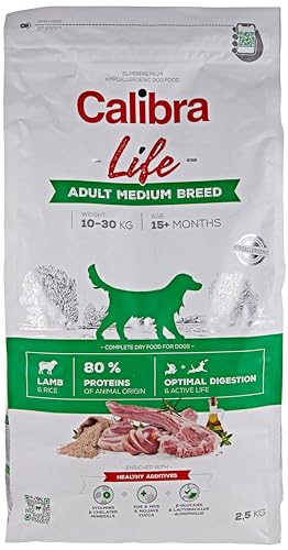 CALIBRA Dog Life Adult Medium Breed Lamm, 2,5 kg von CALIBRA