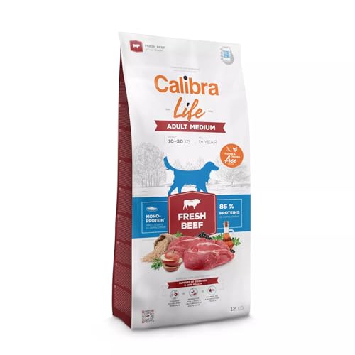 CALIBRA Dog Life Adult Medium Fresh Beef, 12 kg von CALIBRA