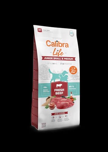 CALIBRA Dog Life Junior Small & Medium Fresh Rind, 12 kg von CALIBRA
