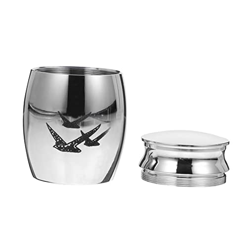 CALLARON Kleine Tierurne aus Glänzendem Kompakt und Tragbar Runde Deckelgestaltung Würdevoller Andenkenbehälter für Haustierasche für und Gedenkzeremonien von CALLARON