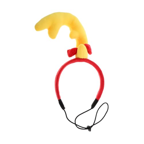 CALLARON Kopfbedeckung Für Hunde Haustier-Foto-Requisite Kostüm-Haar-Accessoire Hundekopf Dekoration Entzückendes Hundestirnband Hundehaarzubehör Haarband Für Welpenohren Stoff von CALLARON