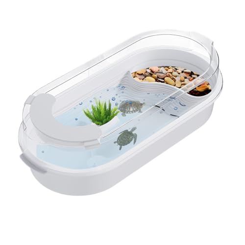 35×20×15 cm Schildkrötenbecken Mit Sonnenplattform Terrarium Für Reptilien Lebensraum Für Schildkrötenbecken Schildkrötenlebensraum Schildkröten Aquarium Mit Rampe Für Krebse, Kleine Reptilien 35×20×15 cm Schildkrötenbecken Mit Sonnenplattform Terrarium Für Reptilien Lebensraum Für Schildkrötenbecken Schildkrötenlebensraum Schildkröten Aquarium Mit Rampe Für Krebse, Kleine Reptilien von CAMEIRGOU