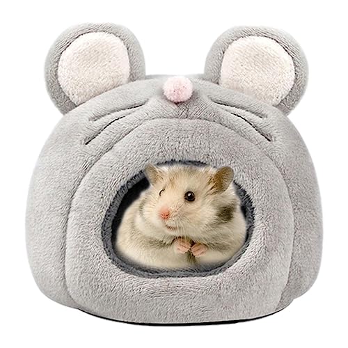 Hamster Höhle Kleintierhöhle Für Chinchilla Igel Meerschweinchen Höhle Waschbar Kaninchen Kuschelhöhle Warmes Meerschweinchen Haus Meerschweinchen Betthöhle Gemütliches Kaninchen Bett Schlafsack von CAMEIRGOU