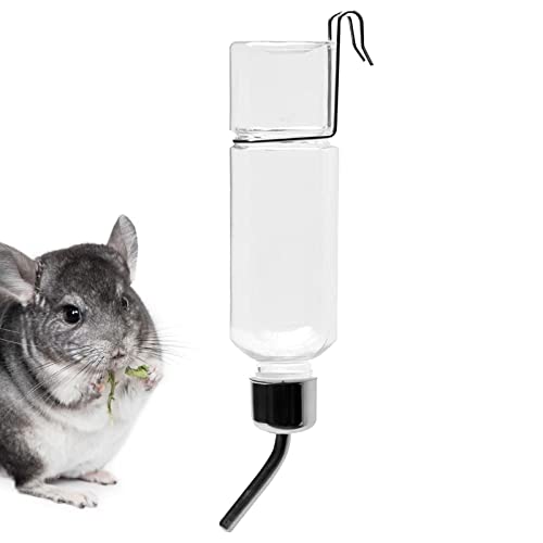 Trinkflasche Für Kaninchen 350 Ml Hängende Haustiere ​Wasserflasche Für Kaninchen Chinchillas Guinea Kaninchen Wasser Flaschen Hängende Hamster Trinkflasche Keine Tropf Für Kleintiertränke (1PCS) von CAMEIRGOU