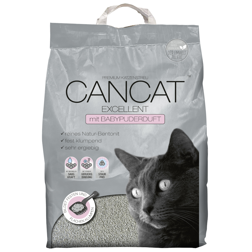 CANCAT Excellent Katzenstreu - Sparpaket: 2 x 12 kg von CANCAT excellent